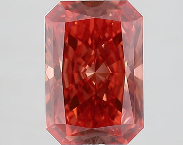 Fine 3.06 CT Radiant Shape Fancy Vivid Pink Color VVS2 Clarity Moissanite Diamond For Wedding Ring