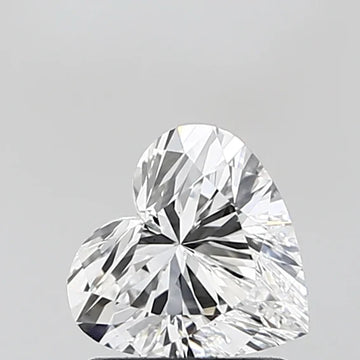 Classic VS1 Clarity 1.00 CT Heart Shape D Color Moissanite Diamond For Custom Ring
