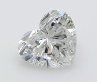Bright 1.00 CT VVS2 Clarity Heart Shape D Color Lab grown Diamond For Anniversary Ring