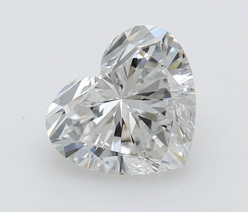 Bright 1.00 CT VVS2 Clarity Heart Shape D Color Lab grown Diamond For Anniversary Ring