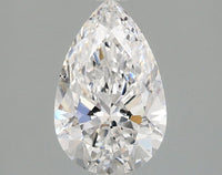 Classic 1.33 CT Pear Shape D Color SI1 Clarity Lab Grown Diamond For the Only Us
