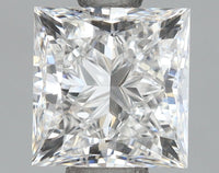 Luxury 1.14 CT Princess Shape E Color VVS2 Clarity Lab grown Diamond For Custom Ring