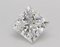 Custom Luxury Princess Shape F Color 1.06 CT VS1 Clarity Moissanite Diamond For Engagement Ring