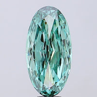 Hot Selling 9.02 CT Antique Shape Fancy Vivid Green Color VS1 Clarity Moissanite Diamond For Engagement Ring