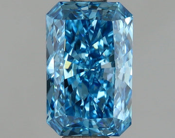 Trendy Radiant Shape 1.04 CT Fancy Vivid Blue Color VS1 Clarity Lab grown Diamond For Birthday Ring