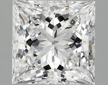Elegant 2.08 CT Princess Shape D Color VS2 Clarity Lab Grown Diamond For Even Peace