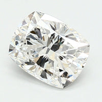 Custom 1.58 CT Cushion Shape D Color VVS1 Clarity Lab Grown Diamond For Just Light