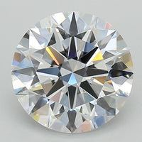 Designer 3.02 CT Round Shape E Color VS1 Clarity Lab grown Diamond For Ring