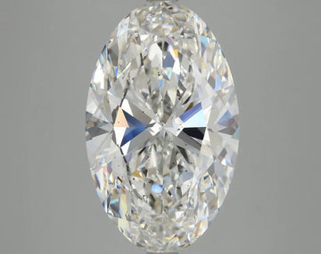 Elegant 6.07 CT Oval Shape G Color VS2 Clarity Moissanite Diamond For Custom Ring
