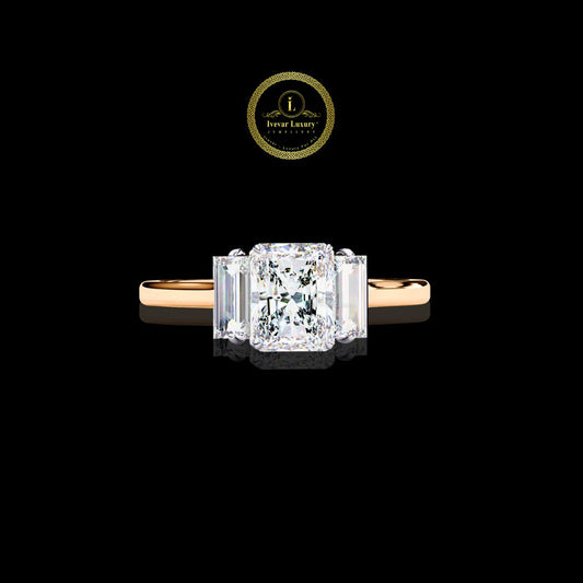 Stunning Women Diamond Rings Lab Grown Wholesale