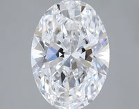 Great 3.04 CT Oval Shape D Color VVS1 Clarity Lab grown Diamond For Slow Fire
