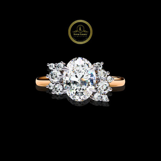 Classic Solitaire 925 Silver Engagement Ring VVS Brilliance Four Prong Setting Timeless Bridal Jewelry Essential