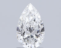 Unique Of 0.95 CT Pear Shape E Color VS1 Clarity Lab grown Diamond For Someone Ring