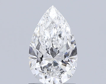 Unique Of 0.95 CT Pear Shape E Color VS1 Clarity Lab grown Diamond For Someone Ring
