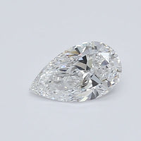 Luxury 0.44 CT Pear Shape D Color SI1 Clarity Lab Grown Diamond For the Gold Light