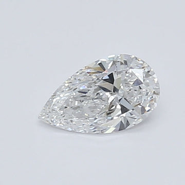 Luxury 0.44 CT Pear Shape D Color SI1 Clarity Lab Grown Diamond For the Gold Light