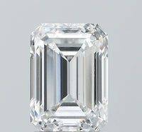Fine Of 2.02 CT Emerald Shape D Color VS1 Clarity Moissanite Diamond For True Grace