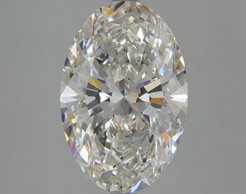 Excellent 4.09 CT Oval Shape H Color SI1 Clarity Lab grown Diamond For Someone Ring