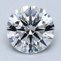 Latest 2.04 CT Round Shape D Color VS1 Clarity Moissanite Diamond For Someone Ring