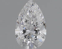 Unique 0.43 CT Pear Shape D Color SI1 Clarity Lab Grown Diamond For the Faint Echo