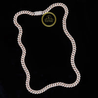 Custom Iced-Out Moissanite Cuban Link Chain Handcrafted Hip Hop Necklace By Ivevar