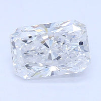 Classic 0.52 CT Radiant Shape D Color SI1 Clarity Lab grown Diamond For Still Flame