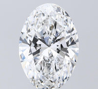 Latest 4.07 CT Oval Shape D Color VVS1 Clarity Lab grown Diamond For gold light