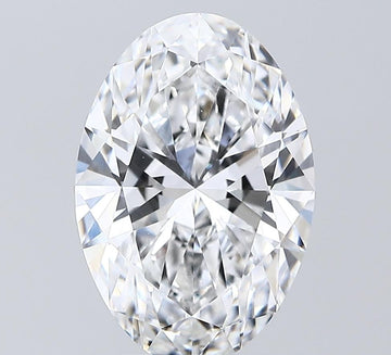 Latest 4.07 CT Oval Shape D Color VVS1 Clarity Lab grown Diamond For gold light