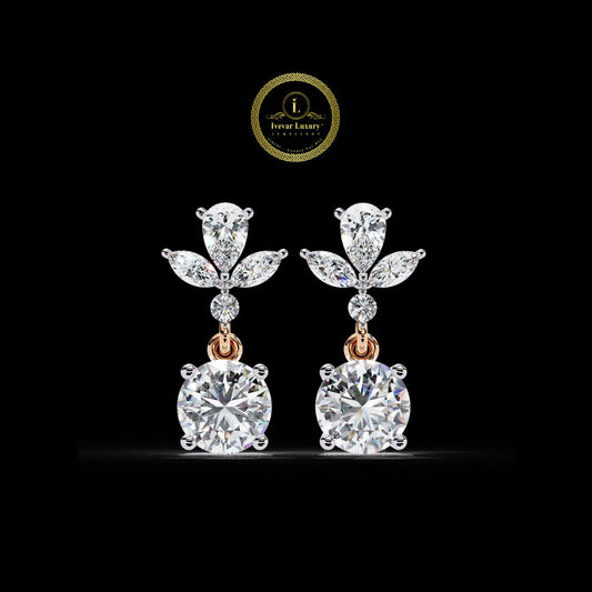 Guilt Free Glamour Best Lab Grown Diamond Earrings For party