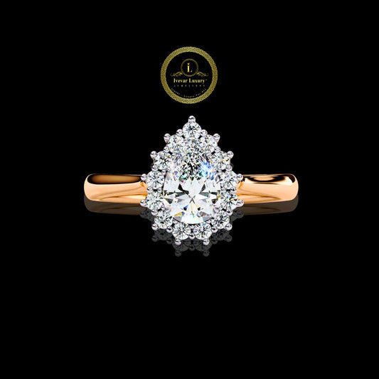Enchanted Bloom Floral Lab Diamond Ring Elegant & Chic