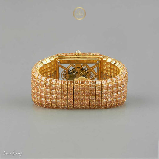 Elite Custom Lab Diamond Watch by Ivevar Luxury Personalized Timepiece