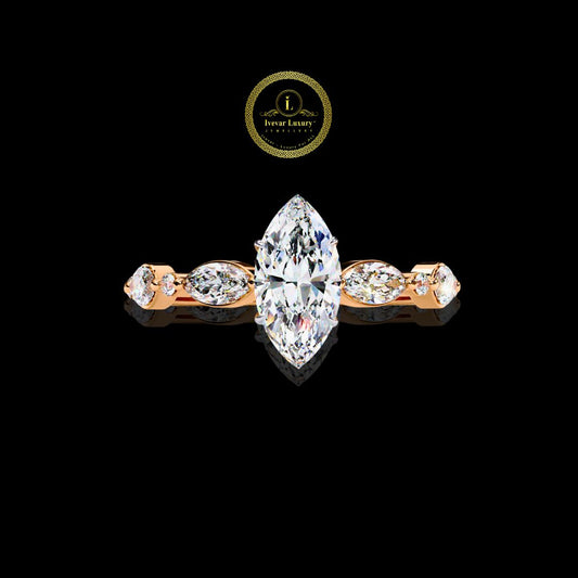 Elegant Luxurious lab grown diamond Ring S925 Silver Elegant and Luxurious Rings by ivevar's