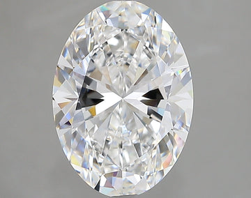 Ultimate 3.05 CT Oval Shape D Color VVS2 Clarity Lab grown Diamond For Her Smile
