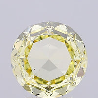 Latest 2.05 CT Rose Cut Shape Fancy Light Yellow Color VS2 Clarity Lab grown Diamond For Someone Ring