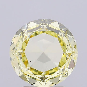 Latest 2.05 CT Rose Cut Shape Fancy Light Yellow Color VS2 Clarity Lab grown Diamond For Someone Ring