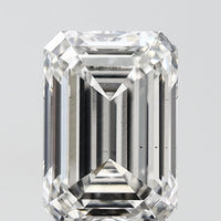 Ultimate 1.70 CT Emerald Shape G Color VS2 Clarity Lab grown Diamond For Propose Ring