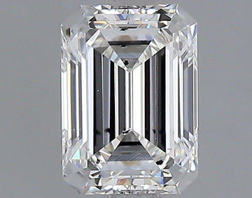 Luxury F Color SI1 Clarity 1.05 CT Emerald Shape Moissanite Diamond For Gift Ring