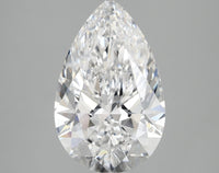 Great 3.05 CT Pear Shape D Color VS1 Clarity Moissanite Diamond For Someone Ring