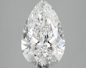 Great 3.05 CT Pear Shape D Color VS1 Clarity Moissanite Diamond For Someone Ring