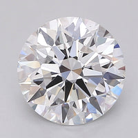 Shiny 3.04 CT Round Shape D Color VS2 Clarity Moissanite Diamond For Propose Ring