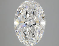 Exclusive 4.05 CT Oval Shape D Color VVS2 Clarity Lab grown Diamond For Slow Fire