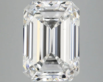 Exclusive 5.06 CT Emerald Shape D Color VS2 Clarity Moissanite Diamond For Wedding Ring
