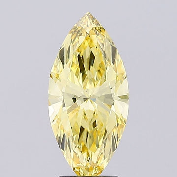 Latest Of 3.02 CT Marquise Shape Fancy Intense Yellow Color VS2 Clarity Lab Grown Diamond For Kind Hours