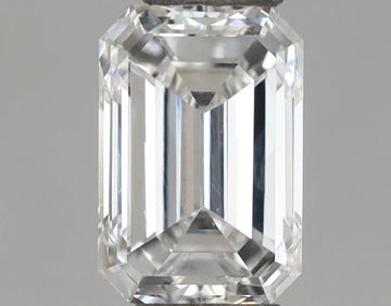 Minimalist Of 0.49 CT Emerald Shape D Color VS1 Clarity Moissanite Diamond For Cocktail Shine