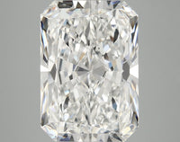 Luxury 7.10 CT Radiant Shape E Color SI1 Clarity Lab grown Diamond For Light Remains