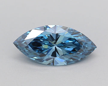 Latest Of 0.90 CT Marquise Shape Fancy Vivid Blue Color VS1 Clarity Lab Grown Diamond For True Grace