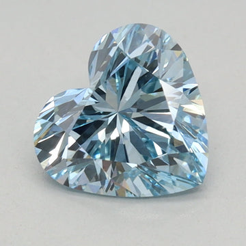 Ultimate Of 0.92 CT Heart Shape Fancy Intense Blue Color VS1 Clarity Lab Grown Diamond For Someone Special