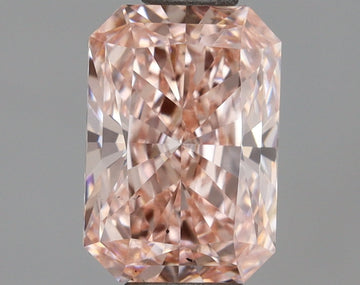 Unique 1.04 CT Radiant Shape Fancy Vivid Pink Color VS2 Clarity Lab grown Diamond For Someone Special Ring