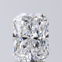 Unique 1.70 CT Radiant Shape D Color SI1 Clarity Lab grown Diamond For Endless Calm