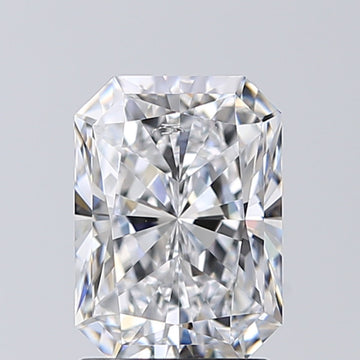 Unique 1.70 CT Radiant Shape D Color SI1 Clarity Lab grown Diamond For Endless Calm